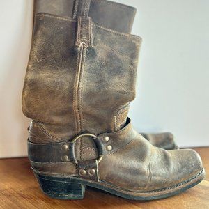 Frye Harness American Made Leather Boots sz 7